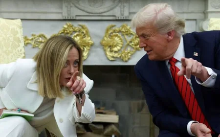 Giorgia Meloni Rejects Trump’s ‘Begged for Photo’ Claim, Sparks Diplomatic Tension Between Italy and US