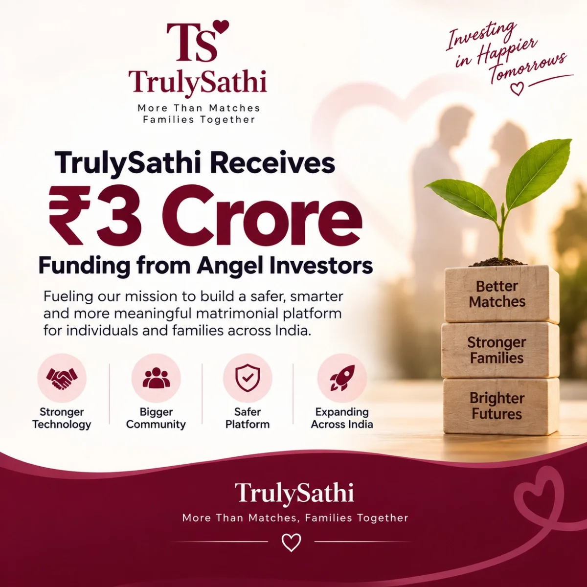 TrulySathi Raises ₹3 Crore in Angel Funding to Build the Next Generation of Matrimonial Matchmaking