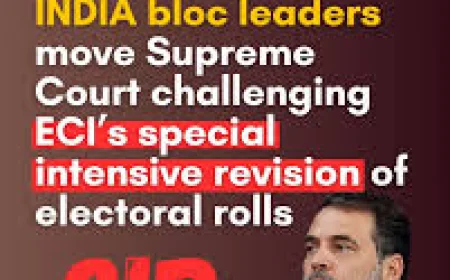 Rahul Gandhi, Opposition Leaders Move Supreme Court Against ECI’s SIR Process